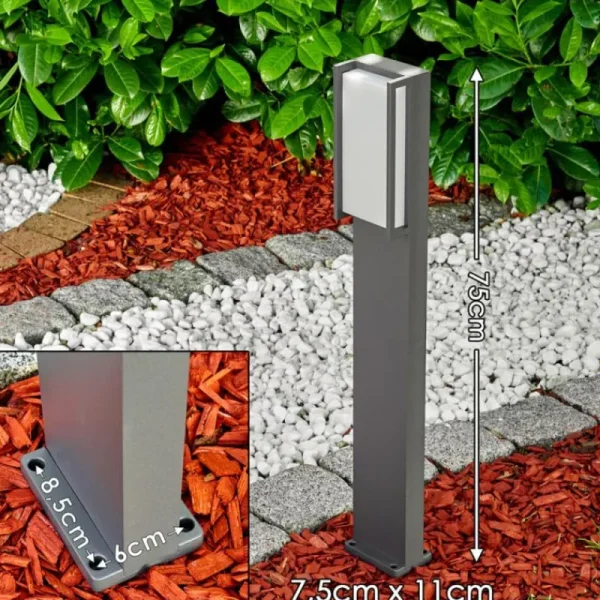 hofstein Borne lumineuse Skove LED Anthracite, 1 lumière* Lampes Modernes