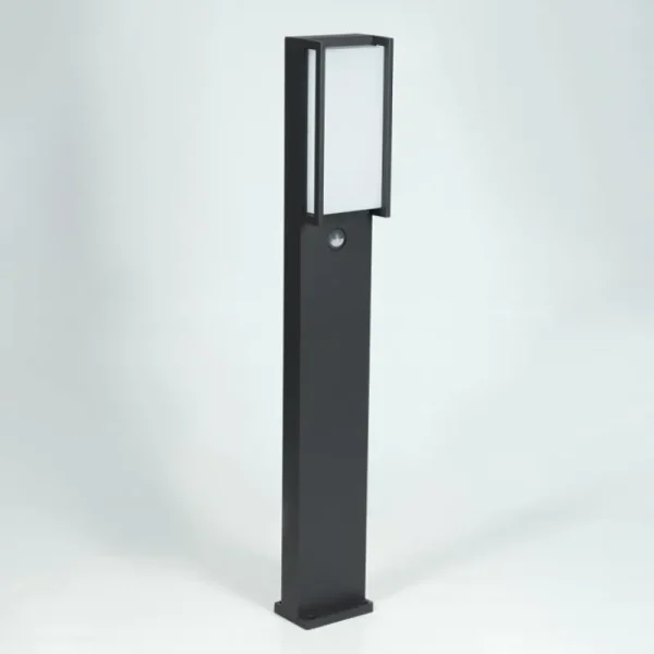 hofstein Borne lumineuse Skove LED Anthracite, 1 lumière, Détecteur de mouvement* Lampes Modernes