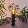 hofstein Borne lumineuse Solda Noir, 1 lumière, Détecteur de mouvement* Lampes Modernes