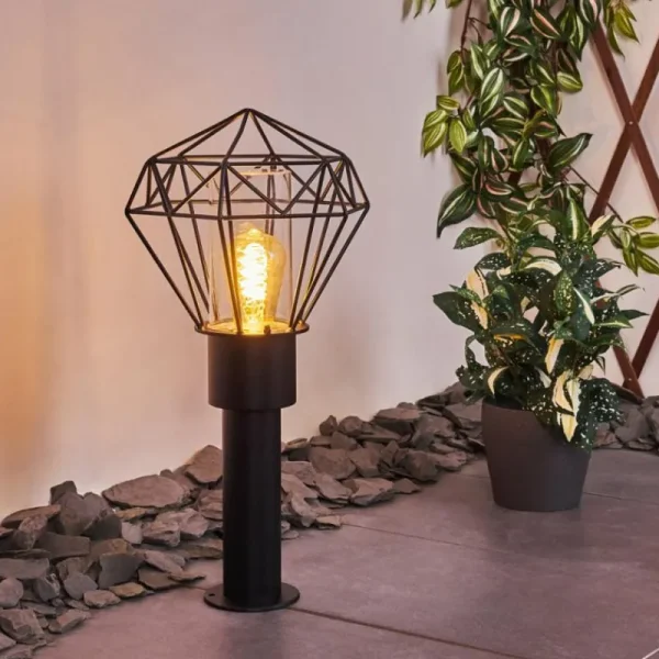 hofstein Borne lumineuse Solda Noir, 1 lumière* Lampes Modernes