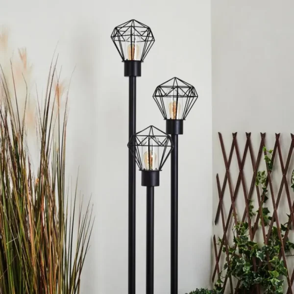 hofstein Borne lumineuse Solda Noir, 3 lumières* Lampes Modernes