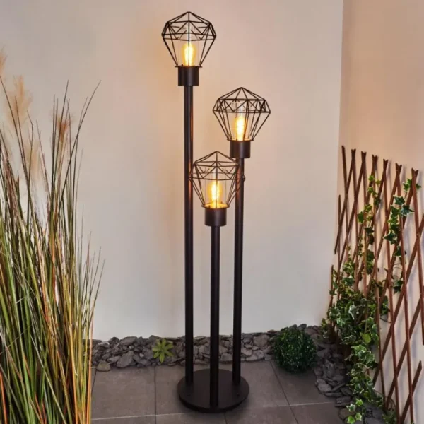 hofstein Borne lumineuse Solda Noir, 3 lumières* Lampes Modernes