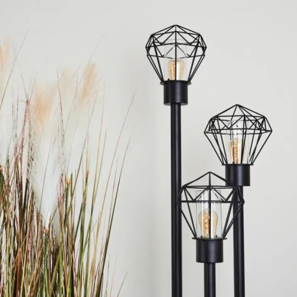 hofstein Borne lumineuse Solda Noir, 3 lumières* Lampes Modernes