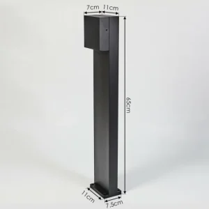 hofstein Borne lumineuse Spidern LED Noir, 1 lumière* Lampes Modernes