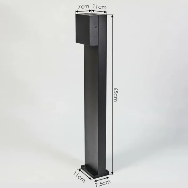 hofstein Borne lumineuse Spidern LED Noir, 1 lumière* Lampes Modernes