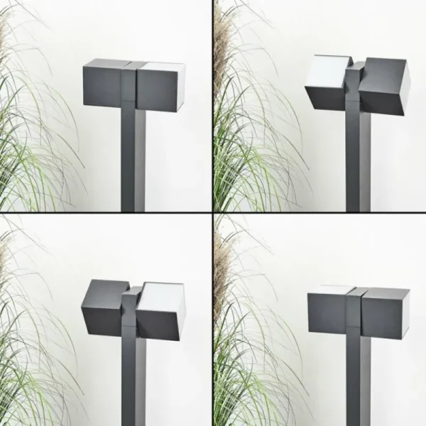 hofstein Borne lumineuse Swanek LED Anthracite, 1 lumière* Lampes Modernes