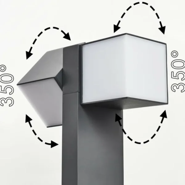 hofstein Borne lumineuse Swanek LED Anthracite, 1 lumière* Lampes Modernes