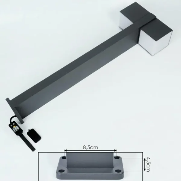 hofstein Borne lumineuse Swanek LED Anthracite, 1 lumière* Lampes Modernes