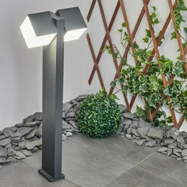 hofstein Borne lumineuse Swanek LED Anthracite, 1 lumière* Lampes Modernes