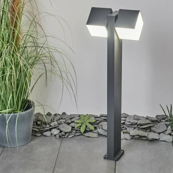 hofstein Borne lumineuse Swanek LED Anthracite, 1 lumière* Lampes Modernes