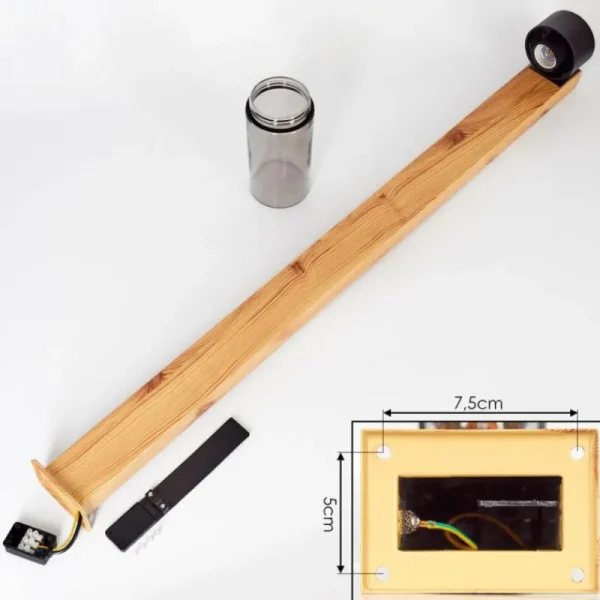 hofstein Borne lumineuse Tabary Écru, 1 lumière* Lampes Modernes