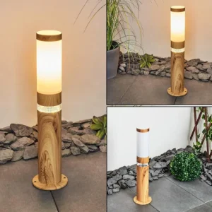 hofstein Borne lumineuse Tise Brun, Couleur bois, 2 lumières* Lampes Modernes