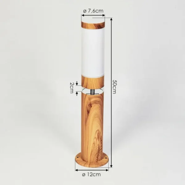 hofstein Borne lumineuse Tise Brun, Couleur bois, 2 lumières* Lampes Modernes
