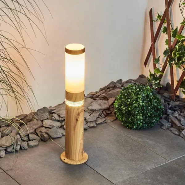 hofstein Borne lumineuse Tise Brun, Couleur bois, 2 lumières* Lampes Modernes