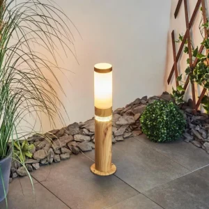 hofstein Borne lumineuse Tise Brun, Couleur bois, 2 lumières* Lampes Modernes