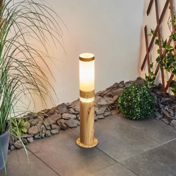 hofstein Borne lumineuse Tise Brun, Couleur bois, 2 lumières* Lampes Modernes