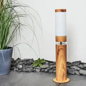 hofstein Borne lumineuse Tise Brun, Couleur bois, 2 lumières* Lampes Modernes