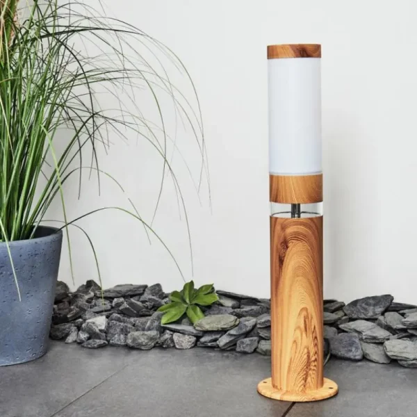 hofstein Borne lumineuse Tise Brun, Couleur bois, 2 lumières* Lampes Modernes
