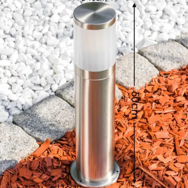 hofstein Borne lumineuse TOLSONA Acier inoxydable, 1 lumière* Lampes Modernes