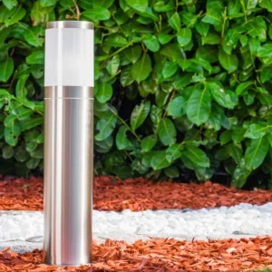 hofstein Borne lumineuse TOLSONA Acier inoxydable, 1 lumière* Lampes Modernes