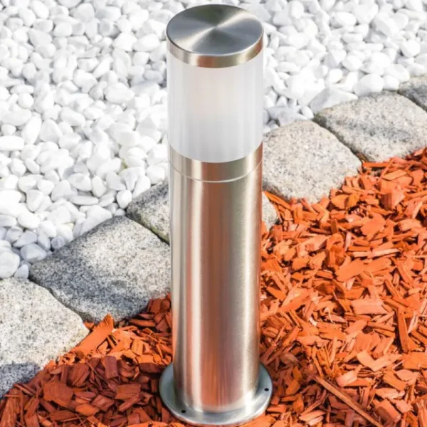 hofstein Borne lumineuse TOLSONA Acier inoxydable, 1 lumière* Lampes Modernes
