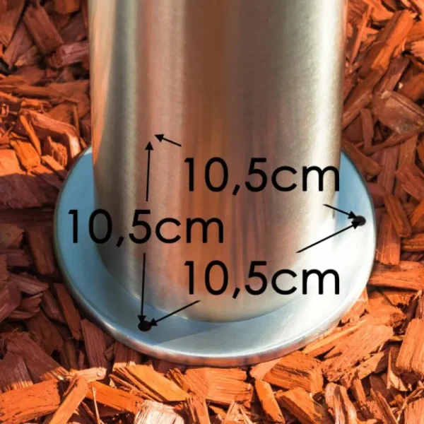 hofstein Borne lumineuse TOLSONA Acier inoxydable, 1 lumière* Lampes Modernes