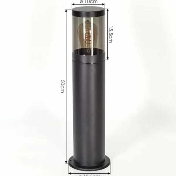 hofstein Borne lumineuse Tolsona Noir, 1 lumière* Lampes Modernes
