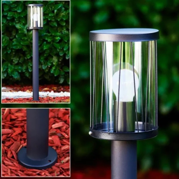 hofstein Borne lumineuse Torsa Noir, 1 lumière* Lampes Modernes