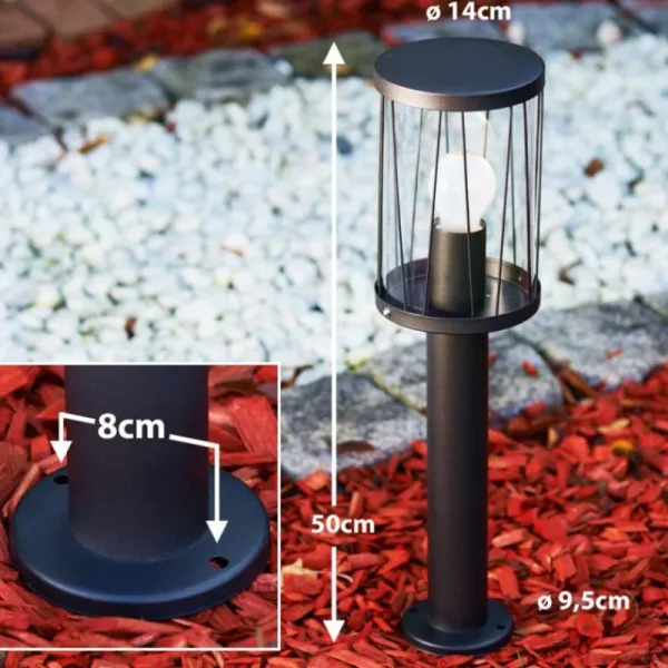 hofstein Borne lumineuse Torsa Noir, 1 lumière* Lampes Modernes