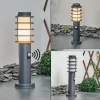 hofstein Borne lumineuse Tunes Anthracite, 1 lumière, Détecteur de mouvement* Lampes Modernes