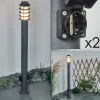 hofstein Borne lumineuse Tunes Anthracite, 1 lumière* Lampes Modernes