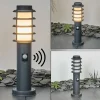 hofstein Borne lumineuse Tunes Anthracite, 1 lumière, Détecteur de mouvement* Lampes Modernes