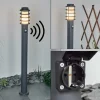 hofstein Borne lumineuse Tunes Anthracite, 1 lumière, Détecteur de mouvement* Lampes Modernes