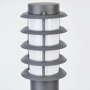 hofstein Borne lumineuse Tunes Anthracite, 1 lumière, Détecteur de mouvement* Lampes Modernes
