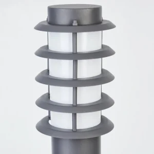 hofstein Borne lumineuse Tunes Anthracite, 1 lumière, Détecteur de mouvement* Lampes Modernes
