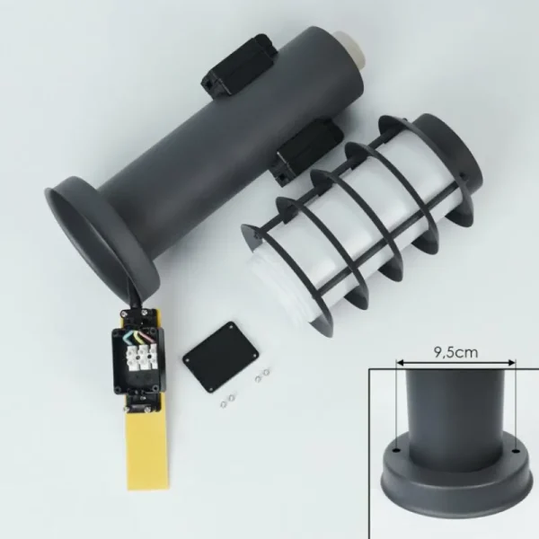 hofstein Borne lumineuse Tunes Anthracite, 1 lumière* Lampes Modernes