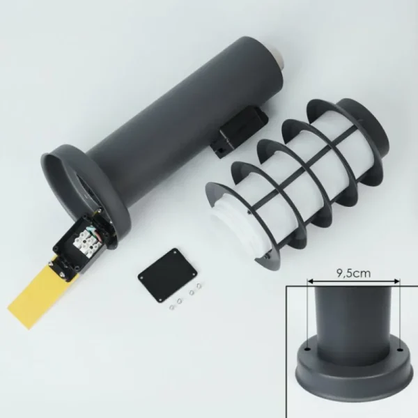 hofstein Borne lumineuse Tunes Anthracite, 1 lumière* Lampes Modernes