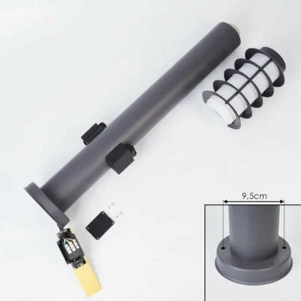 hofstein Borne lumineuse Tunes Anthracite, 1 lumière* Lampes Modernes