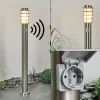 hofstein Borne lumineuse Tunes Nickel mat, 1 lumière, Détecteur de mouvement* Lampes Modernes