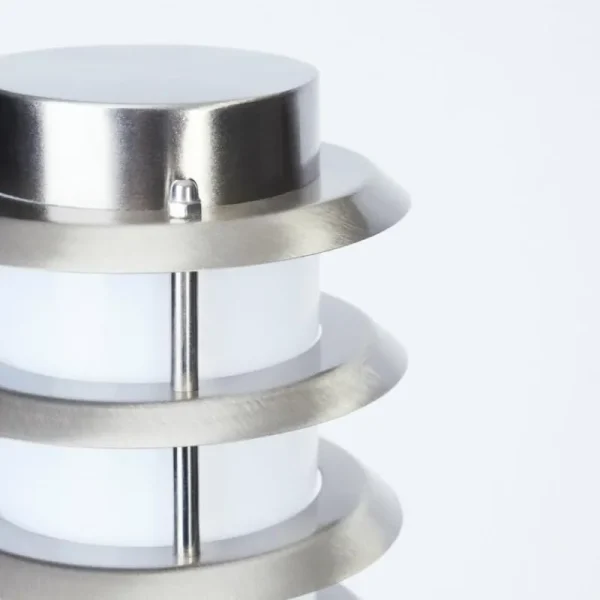 hofstein Borne lumineuse Tunes Nickel mat, 1 lumière, Détecteur de mouvement* Lampes Modernes