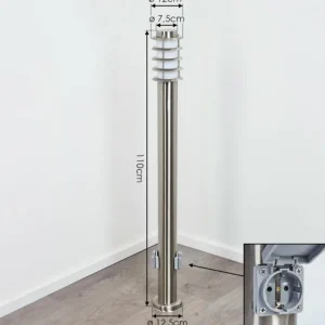 hofstein Borne lumineuse Tunes Nickel mat, 1 lumière* Lampes Modernes