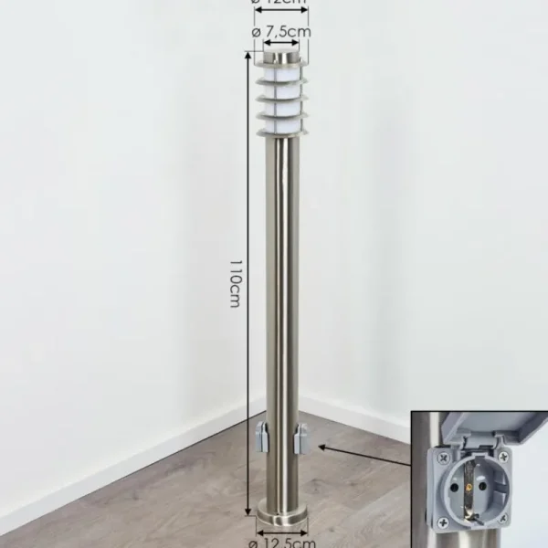 hofstein Borne lumineuse Tunes Nickel mat, 1 lumière* Lampes Modernes