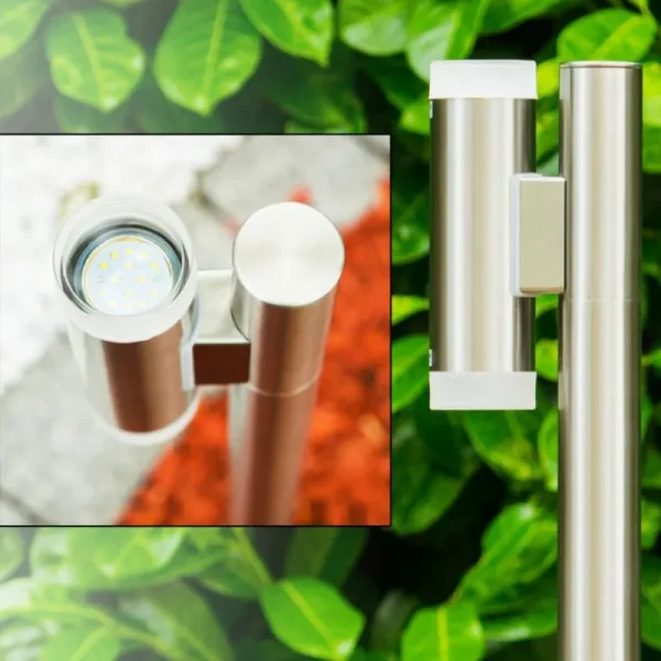 hofstein Borne lumineuse Vero Acier inoxydable, 2 lumières* Lampes Modernes