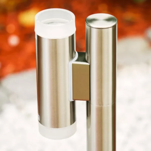 hofstein Borne lumineuse Vero Acier inoxydable, 2 lumières* Lampes Modernes