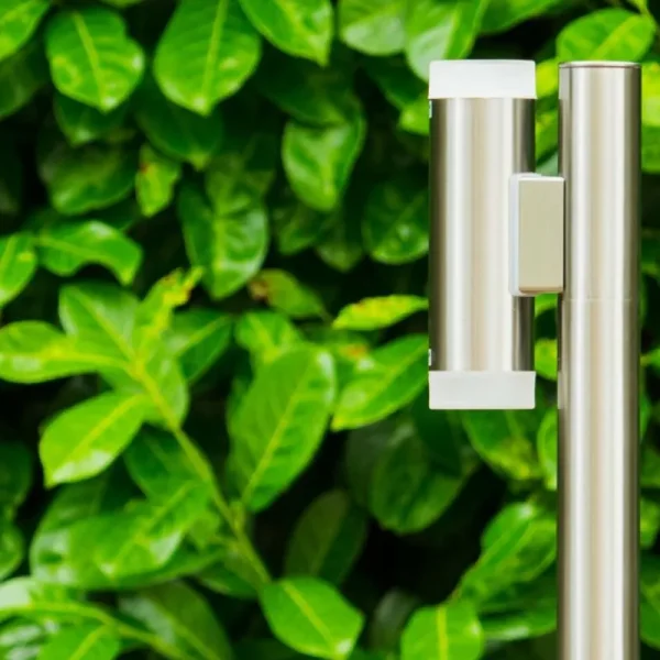 hofstein Borne lumineuse Vero Acier inoxydable, 2 lumières* Lampes Modernes