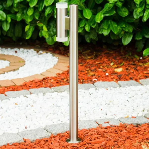 hofstein Borne lumineuse Vero Acier inoxydable, 2 lumières* Lampes Modernes