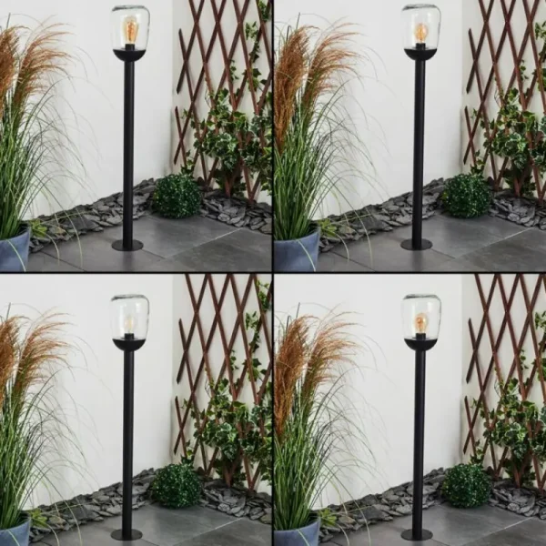 hofstein Borne lumineuse Ystheim Noir, 1 lumière* Lampes Modernes