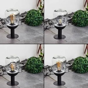 hofstein Borne lumineuse Ystheim Noir, 1 lumière* Lampes Modernes