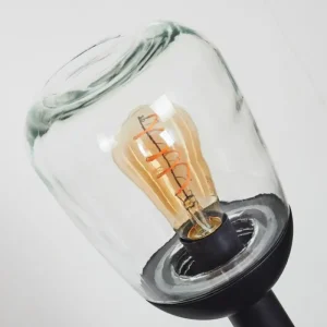 hofstein Borne lumineuse Ystheim Noir, 1 lumière* Lampes Modernes