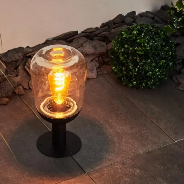 hofstein Borne lumineuse Ystheim Noir, 1 lumière* Lampes Modernes